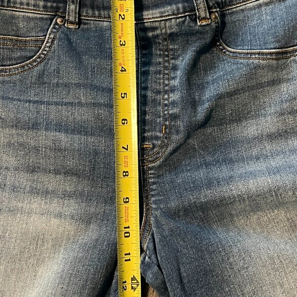 Spanx SPANXshape EveryWear Straight Leg Jeans Denim Shaping Stretch 20356R Sz L - Picture 11 of 12